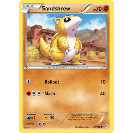 Sandshrew (Reverse Holo)