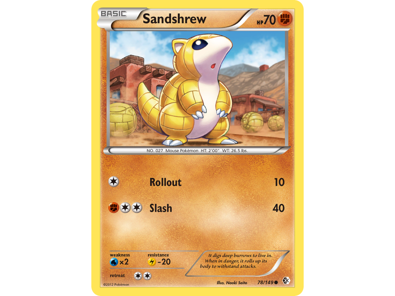 Sandshrew (Reverse Holo)