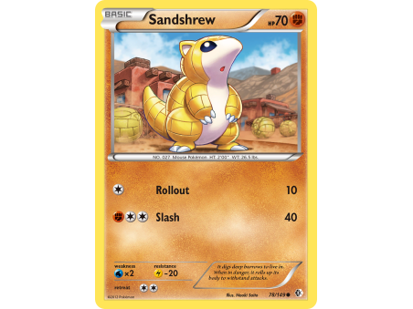 Sandshrew (Reverse Holo)