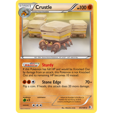 Crustle (Reverse Holo)