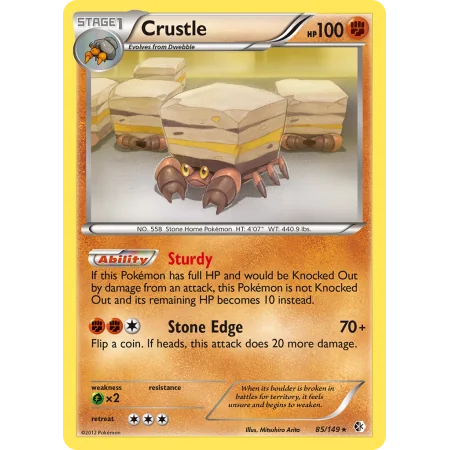 Crustle (Reverse Holo)