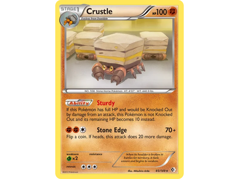Crustle (Reverse Holo)