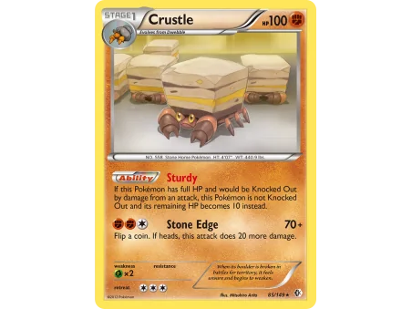 Crustle (Reverse Holo)