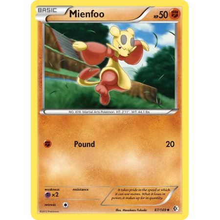 Mienfoo (Reverse Holo)