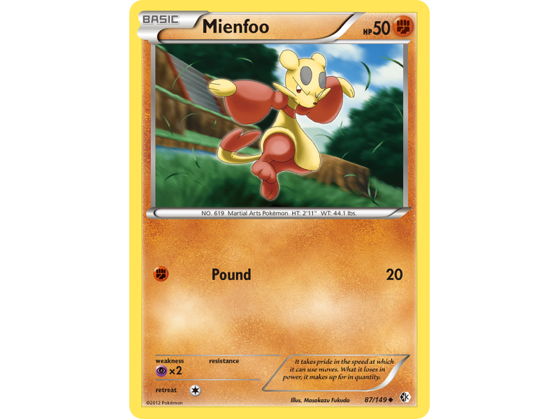 Mienfoo (Reverse Holo)