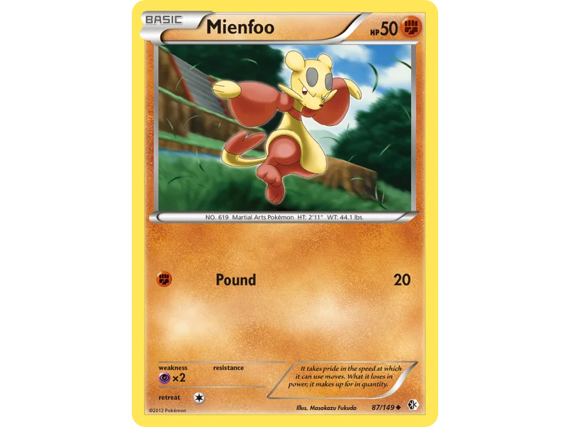 Mienfoo (Reverse Holo)
