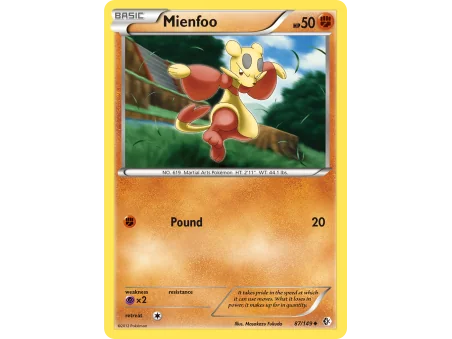 Mienfoo (Reverse Holo)