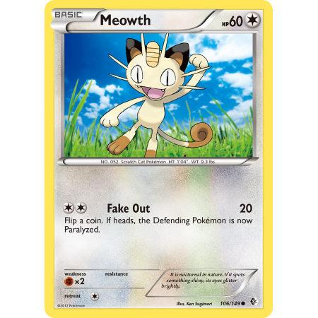 Meowth (Reverse Holo)
