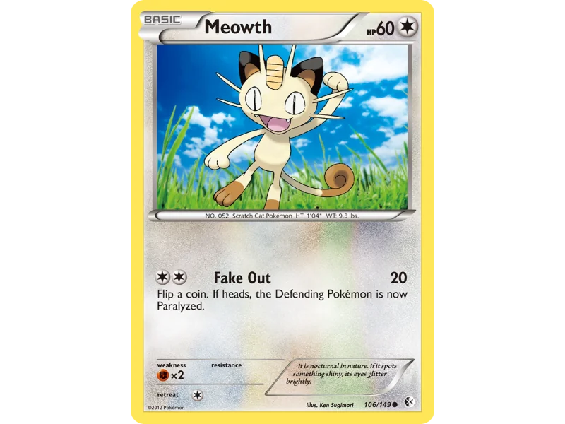 Meowth (Reverse Holo)