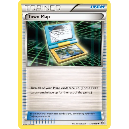 Town Map (Reverse Holo)