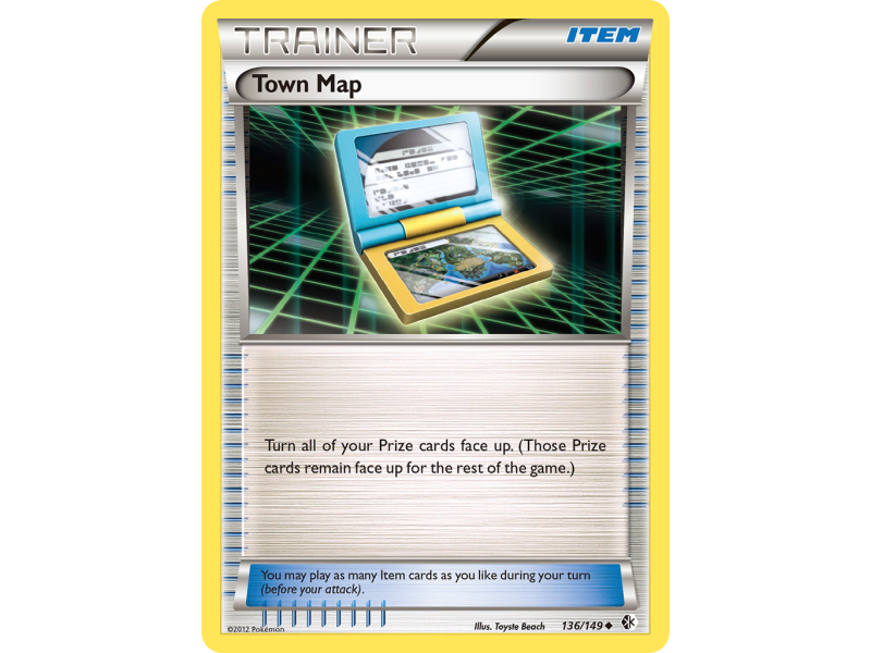 Town Map (Reverse Holo)