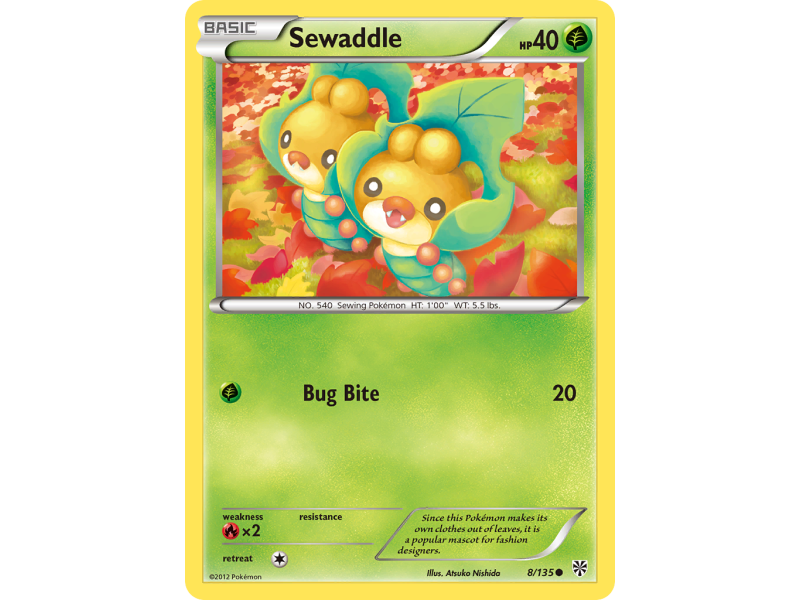 Sewaddle (Reverse Holo)