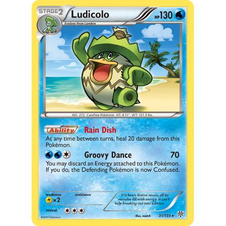 Ludicolo (Reverse Holo)