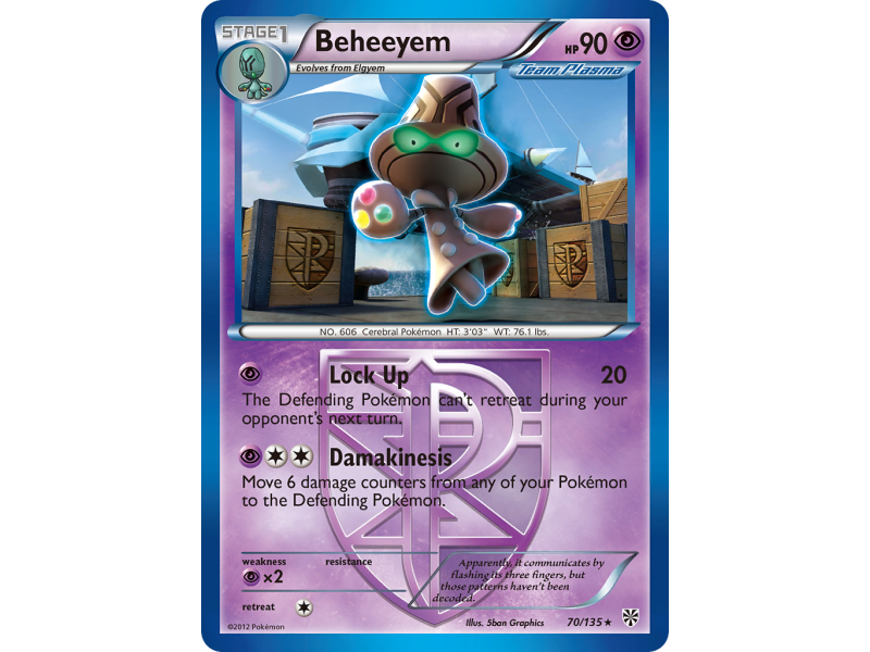 Beheeyem (Reverse Holo)