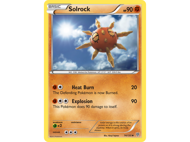 Solrock (Reverse Holo)