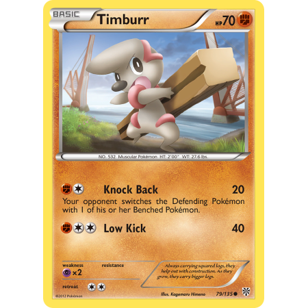 Timburr (Reverse Holo)