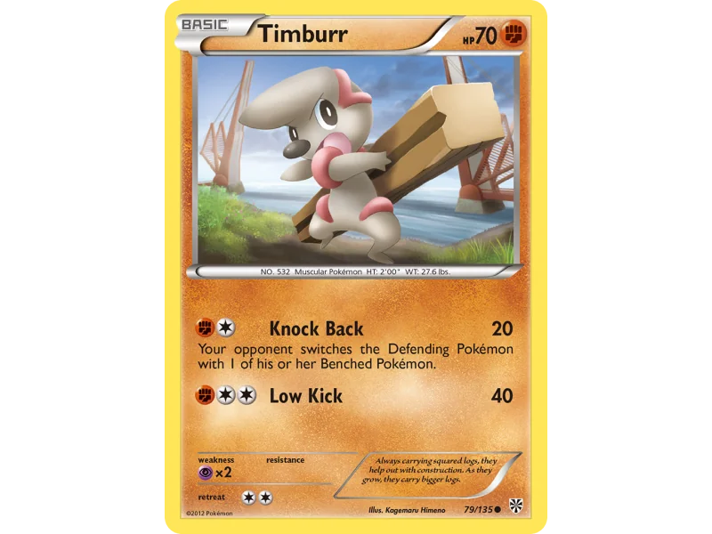Timburr (Reverse Holo)