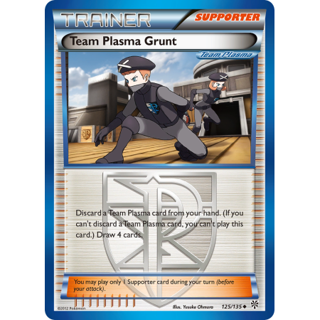 Team Plasma Grunt (Reverse Holo)