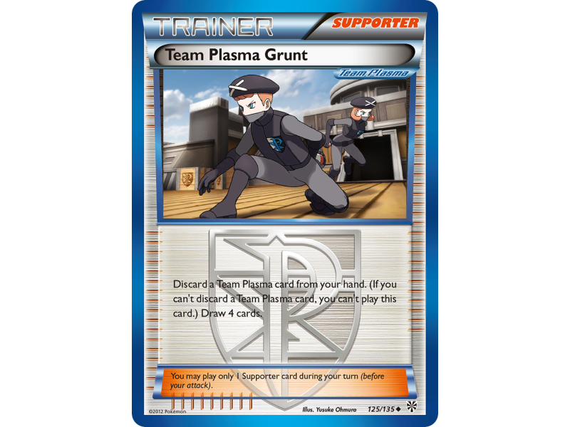 Team Plasma Grunt (Reverse Holo)