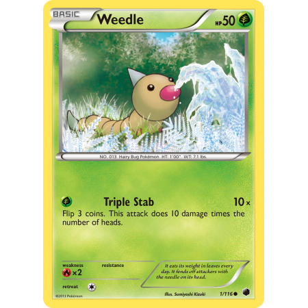 Weedle (Reverse Holo)