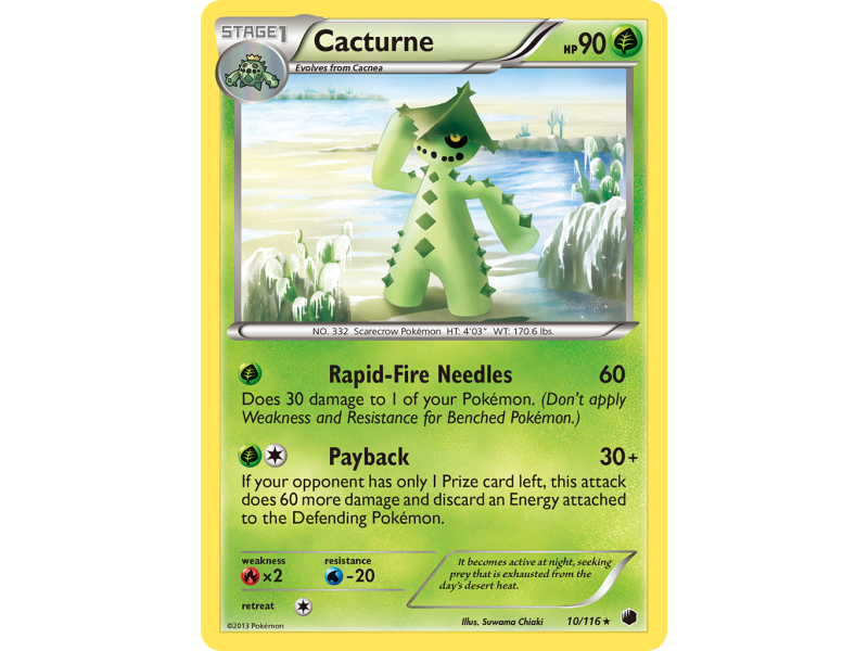Cacturne (Reverse Holo)
