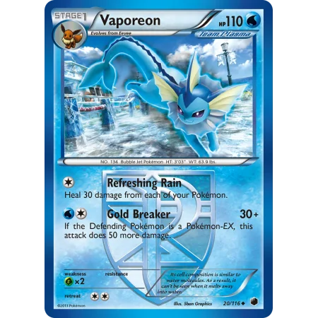 Vaporeon (Reverse Holo)