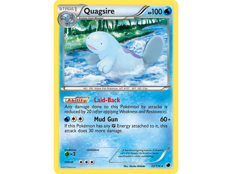 Quagsire (Reverse Holo)