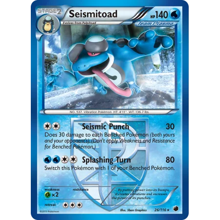 Seismitoad (Reverse Holo)