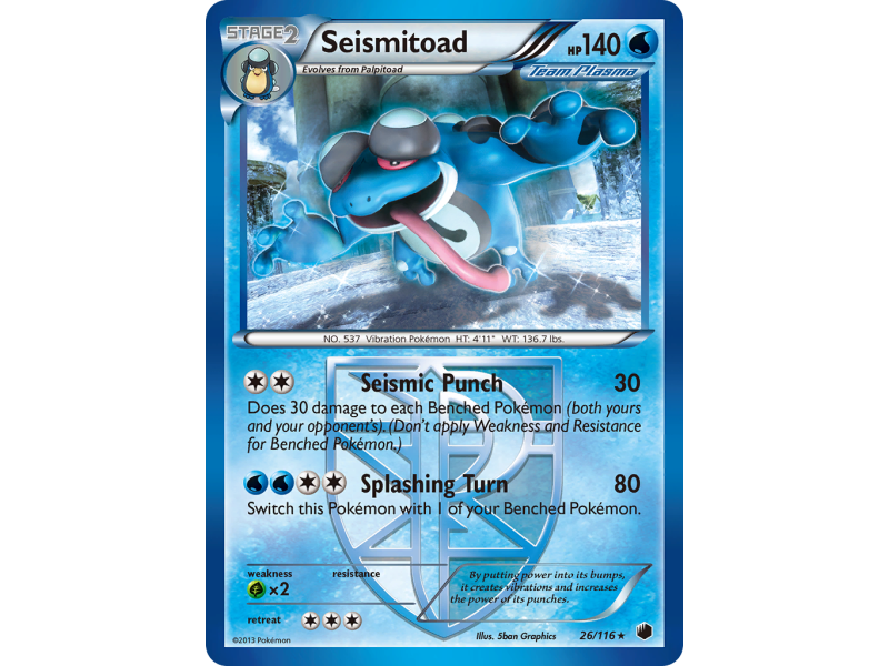 Seismitoad (Reverse Holo)