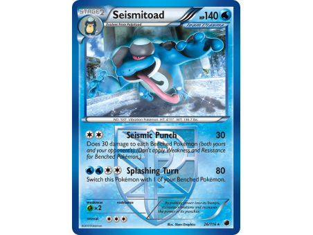 Seismitoad (Reverse Holo)