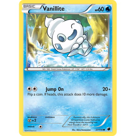 Vanillite (Reverse Holo)