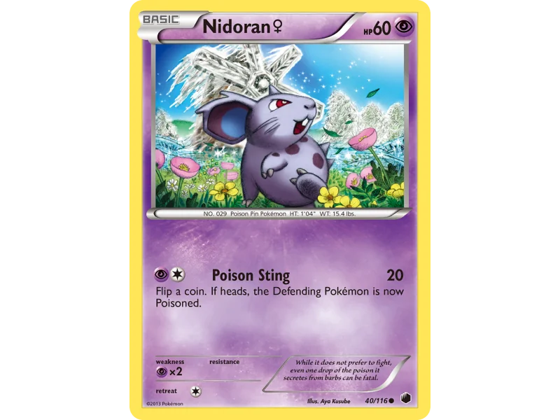 Nidoran ♀ (Reverse Holo)
