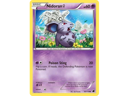 Nidoran ♀ (Reverse Holo)