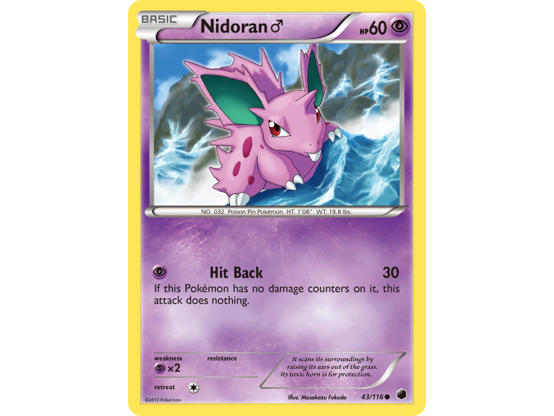 Nidoran ♂ (Reverse Holo)