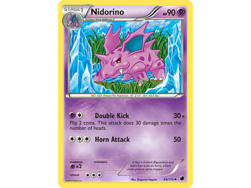 Nidorino (Reverse Holo)