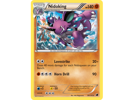 Nidoking (Reverse Holo)