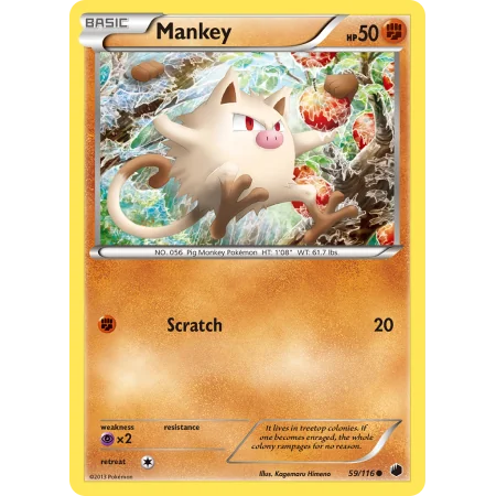 Mankey (Reverse Holo)