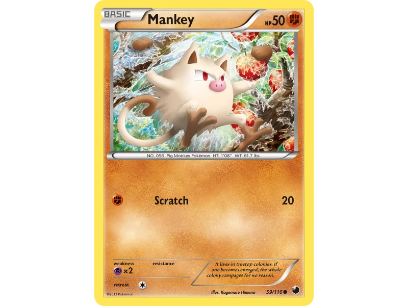 Mankey (Reverse Holo)