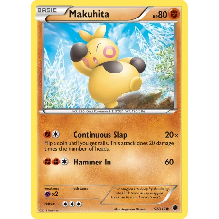 Makuhita (Reverse Holo)