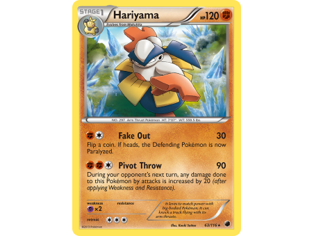 Hariyama (Reverse Holo)