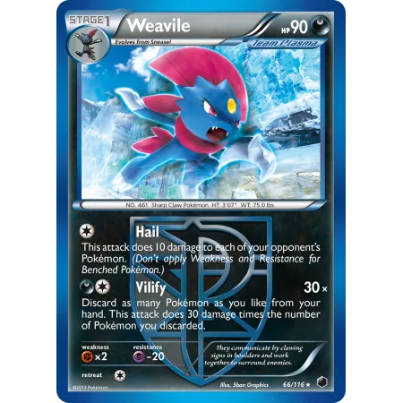 Weavile (Reverse Holo)