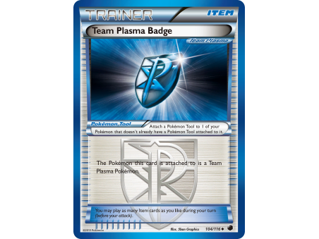 Team Plasma Badge (Reverse Holo)