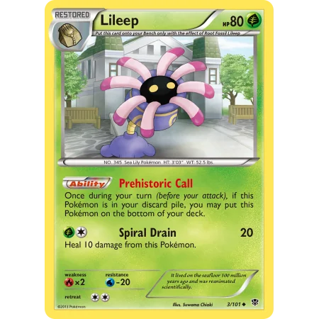 Lileep (Reverse Holo)