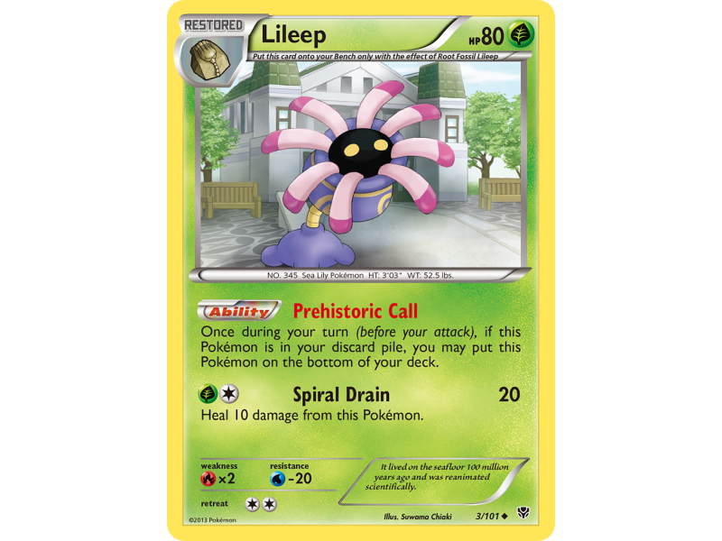 Lileep (Reverse Holo)