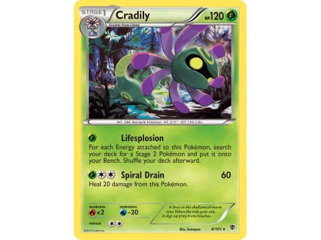Cradily (Reverse Holo)