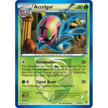 Accelgor (Reverse Holo)