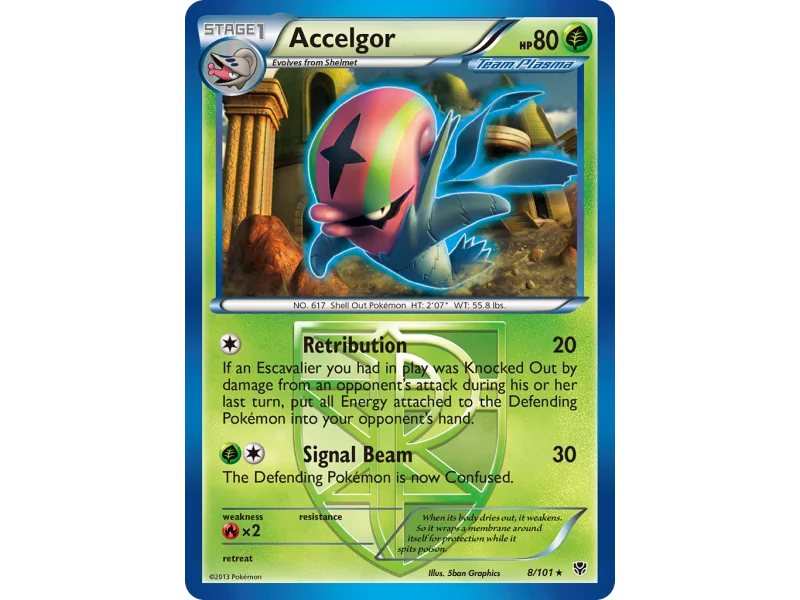 Accelgor (Reverse Holo)