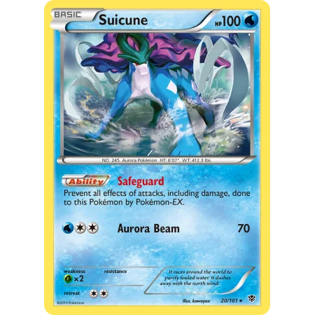 Suicune (Reverse Holo)