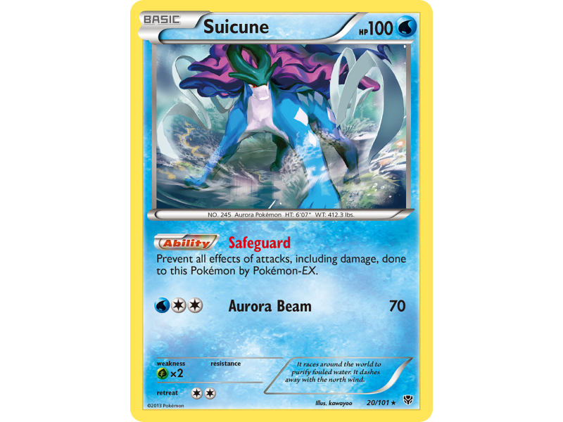 Suicune (Reverse Holo)