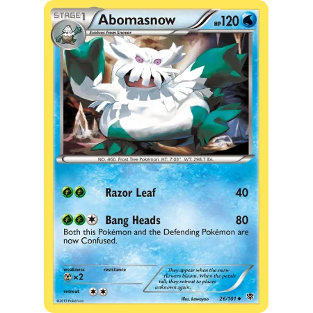 Abomasnow (Reverse Holo)